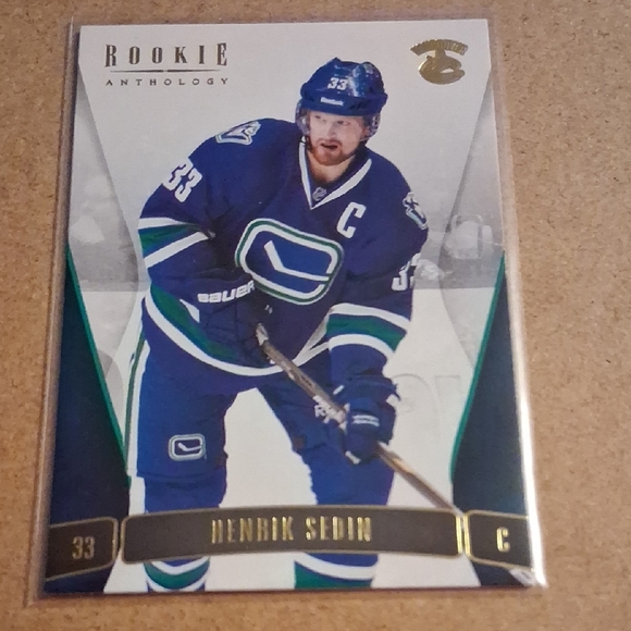 Panini Other - Henrik Sedin Vancouver Canucks Rookie Anthology Hockey Card - Blue/Green/White